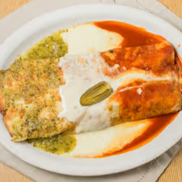 #33-B-Burrito Bandera (Mexican Flag).
