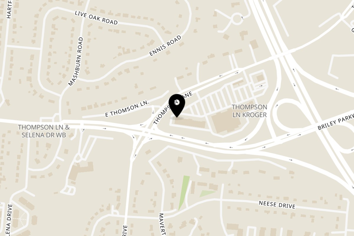 Map showing the location of Guacamayas on 63 E Thompson Ln #100 in Nashville